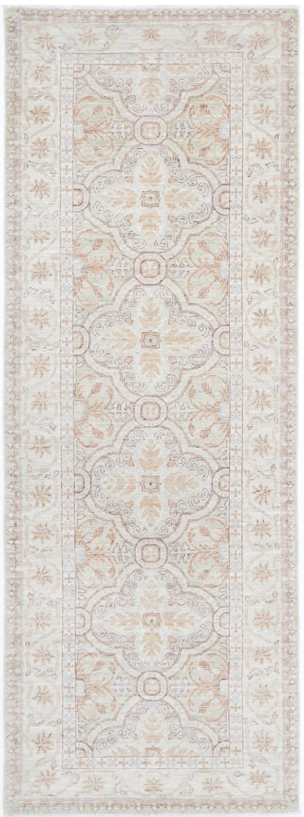 Hand Knotted Fine Serenity Wool Rug 3' 3" x 9' 2" - No. AT74727