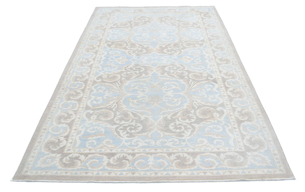 Hand Knotted Fine Serenity Wool Rug 5' 1" x 9' 8" - No. AT97138