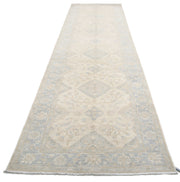 Hand Knotted Fine Serenity Wool Rug 4' 1" x 15' 0" - No. AT15401