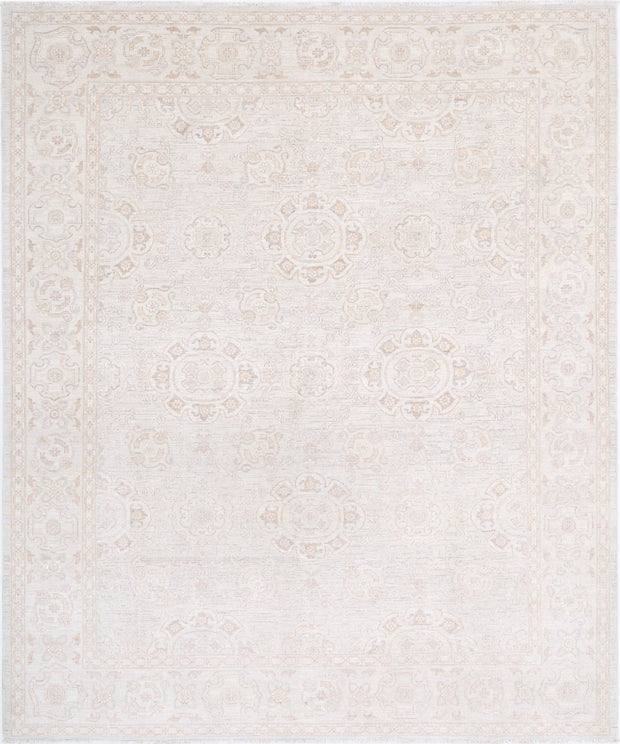 Hand Knotted Fine Serenity Wool Rug 8' 2" x 9' 7" - No. AT39274
