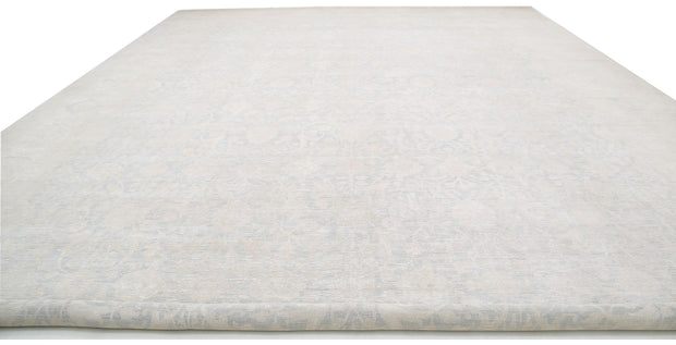 Hand Knotted Fine Serenity Wool Rug 17' 10" x 25' 1" - No. AT72418