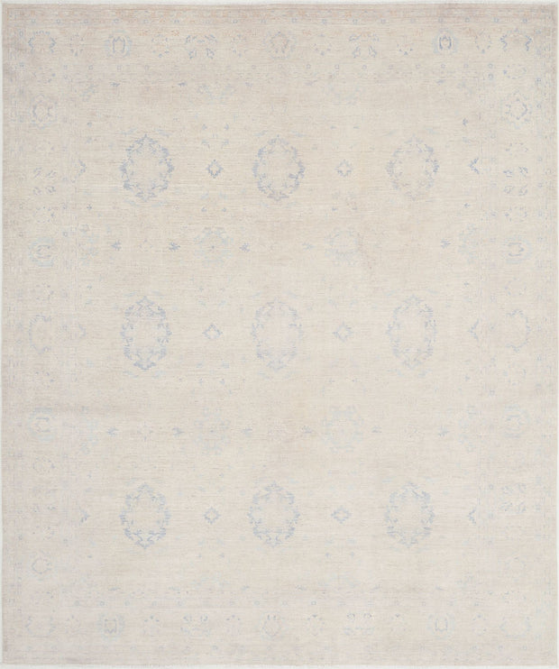 Hand Knotted Fine Serenity Wool Rug 8' 1" x 9' 8" - No. AT96005