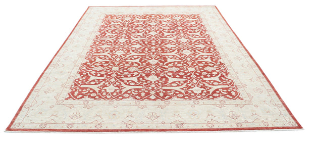 Hand Knotted Fine Ziegler Wool Rug 7' 10" x 10' 8" - No. AT21514