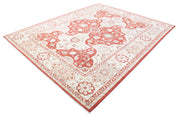 Hand Knotted Fine Ziegler Wool Rug 8' 1" x 10' 1" - No. AT46127