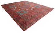 Hand Knotted Fine Mamluk Wool Rug 13' 6" x 16' 0" - No. AT50432