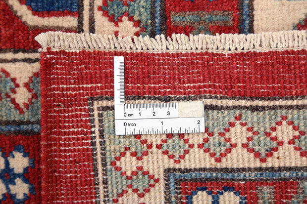 Hand Knotted Tribal Kazak Wool Rug 8' 0" x 9' 9" - No. AT77979