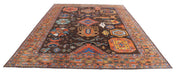 Hand Knotted Nomadic Caucasian Humna Wool Rug 9' 10" x 12' 1" - No. AT15254