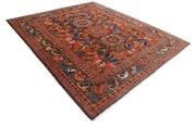 Hand Knotted Nomadic Caucasian Humna Wool Rug 8' 4" x 9' 9" - No. AT93126