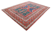 Hand Knotted Nomadic Caucasian Humna Wool Rug 8' 2" x 10' 8" - No. AT30743