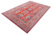Hand Knotted Nomadic Caucasian Humna Wool Rug 5' 11" x 8' 10" - No. AT72505