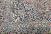 Hand Knotted Vintage Persian Kashan Wool Rug 11' 10" x 17' 3" - No. AT28225
