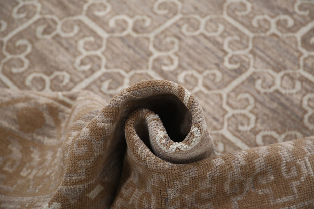 Hand Knotted Khotan Wool Rug 9' 0" x 11' 7" - No. AT85541