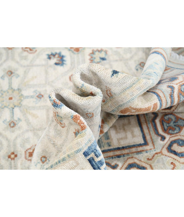 Hand Knotted Khotan Wool Rug 9' 1" x 12' 7" - No. AT27030