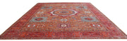 Hand Knotted Nomadic Caucasian Humna Wool Rug 13' 3" x 16' 2" - No. AT64444