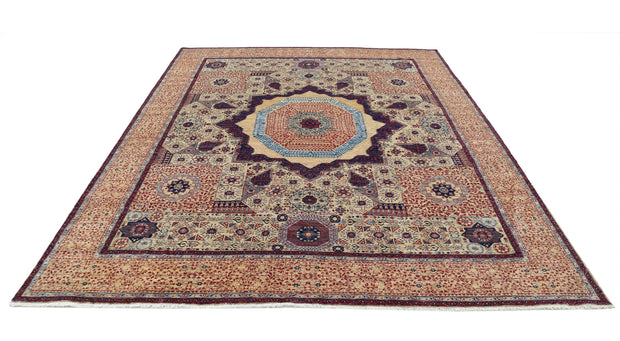 Hand Knotted Fine Mamluk Wool Rug 8' 3" x 10' 3" - No. AT45360