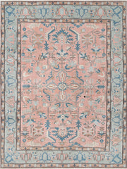 Hand Knotted Vintage Turkish Milas Wool Rug 8' 9" x 11' 6" - No. AT82305