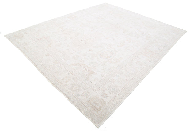 Hand Knotted Oushak Wool Rug 8' 1" x 9' 10" - No. AT96582