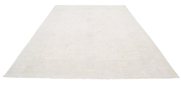 Hand Knotted Oushak Wool Rug 8' 5" x 11' 11" - No. AT65496