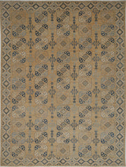 Hand Knotted Oushak Wool Rug 12' 10" x 17' 2" - No. AT41842