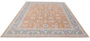 Hand Knotted Oushak Wool Rug 8' 3" x 10' 1" - No. AT34988