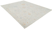 Hand Knotted Oushak Wool Rug 8' 1" x 10' 2" - No. AT45250