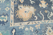 Hand Knotted Oushak Wool Rug 8' 11" x 11' 7" - No. AT14802