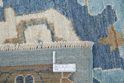 Hand Knotted Oushak Wool Rug 9' 0" x 11' 10" - No. AT66619