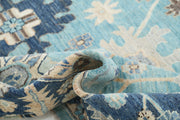 Hand Knotted Oushak Wool Rug 8' 11" x 12' 1" - No. AT64172