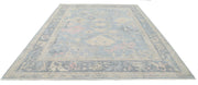 Hand Knotted Oushak Wool Rug 9' 2" x 12' 0" - No. AT20149