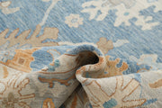 Hand Knotted Oushak Wool Rug 8' 3" x 9' 11" - No. AT90340