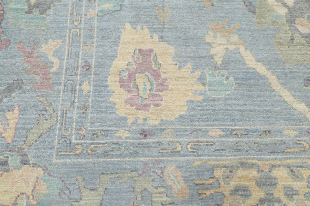 Hand Knotted Oushak Wool Rug 10' 0" x 13' 7" - No. AT35751