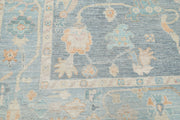 Hand Knotted Oushak Wool Rug 8' 4" x 9' 11" - No. AT74689