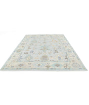 Hand Knotted Oushak Wool Rug 8' 3" x 9' 10" - No. AT69161