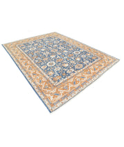 Hand Knotted Oushak Wool Rug 8' 1" x 10' 3" - No. AT57479
