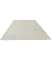 Hand Knotted Oushak Wool Rug 8' 9" x 11' 1" - No. AT44564