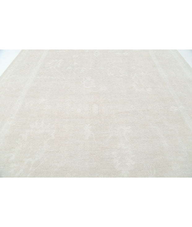 Hand Knotted Oushak Wool Rug 10' 2" x 14' 1" - No. AT93402