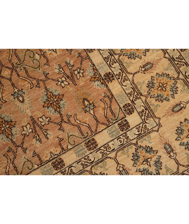 Hand Knotted Tabriz Wool Rug 6' 3" x 11' 10" - No. AT49648
