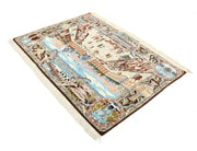 Hand Knotted Masterpiece Persian Tabriz Fine Wool Rug 5' 3" x 3' 11" - No. AT29502