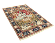Hand Knotted Antique Masterpiece Persian Tabriz Fine Wool Rug 4' 4" x 6' 6" - No. AT15920