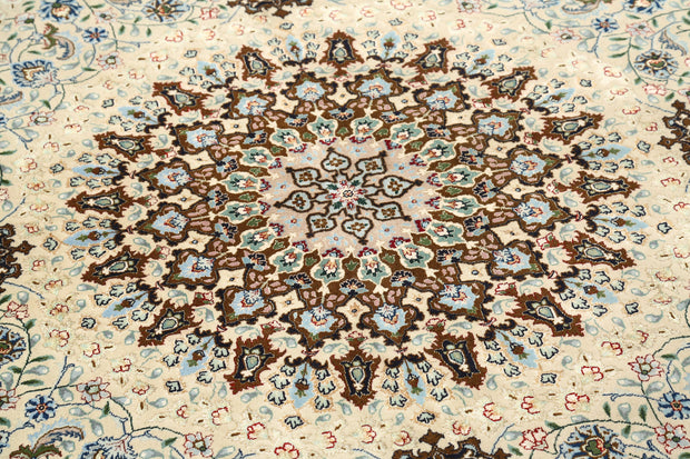 Hand Knotted Masterpiece Persian Tabriz Fine Wool Rug 6' 5" x 6' 7" - No. AT76004