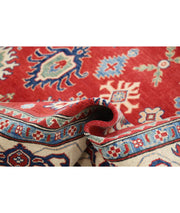 Hand Knotted Tribal Kazak Wool Rug 8' 0" x 9' 9" - No. AT42461