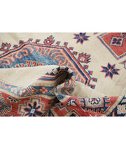 Hand Knotted Tribal Kazak Wool Rug 6' 3" x 9' 2" - No. AT84926