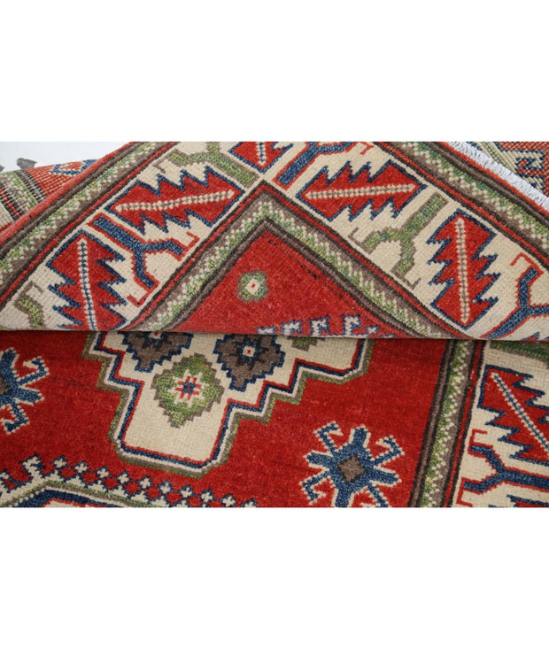 Hand Knotted Tribal Kazak Wool Rug 2' 9" x 4' 3" - No. AT90981