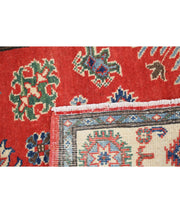 Hand Knotted Tribal Kazak Wool Rug 3' 2" x 4' 9" - No. AT73350