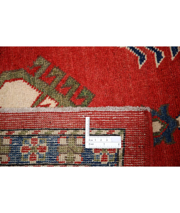 Hand Knotted Tribal Kazak Wool Rug 9' 7" x 13' 10" - No. AT57720