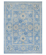 Hand Knotted Turkey Oushak Wool Rug 9' 7" x 12' 11" - No. AT39866