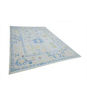 Hand Knotted Turkey Oushak Wool Rug 8'  x 10' 11" - No. AT54810