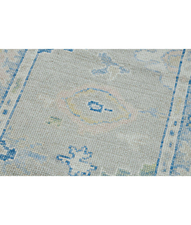 Hand Knotted Turkey Oushak Wool Rug 3' 2" x 13' 2" - No. AT12585