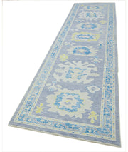 Hand Knotted Turkey Oushak Wool Rug 3'  x 12' 8" - No. AT49862