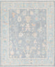 Turkish Oushak Rugs with Soft Muted Palette and Floral Designs